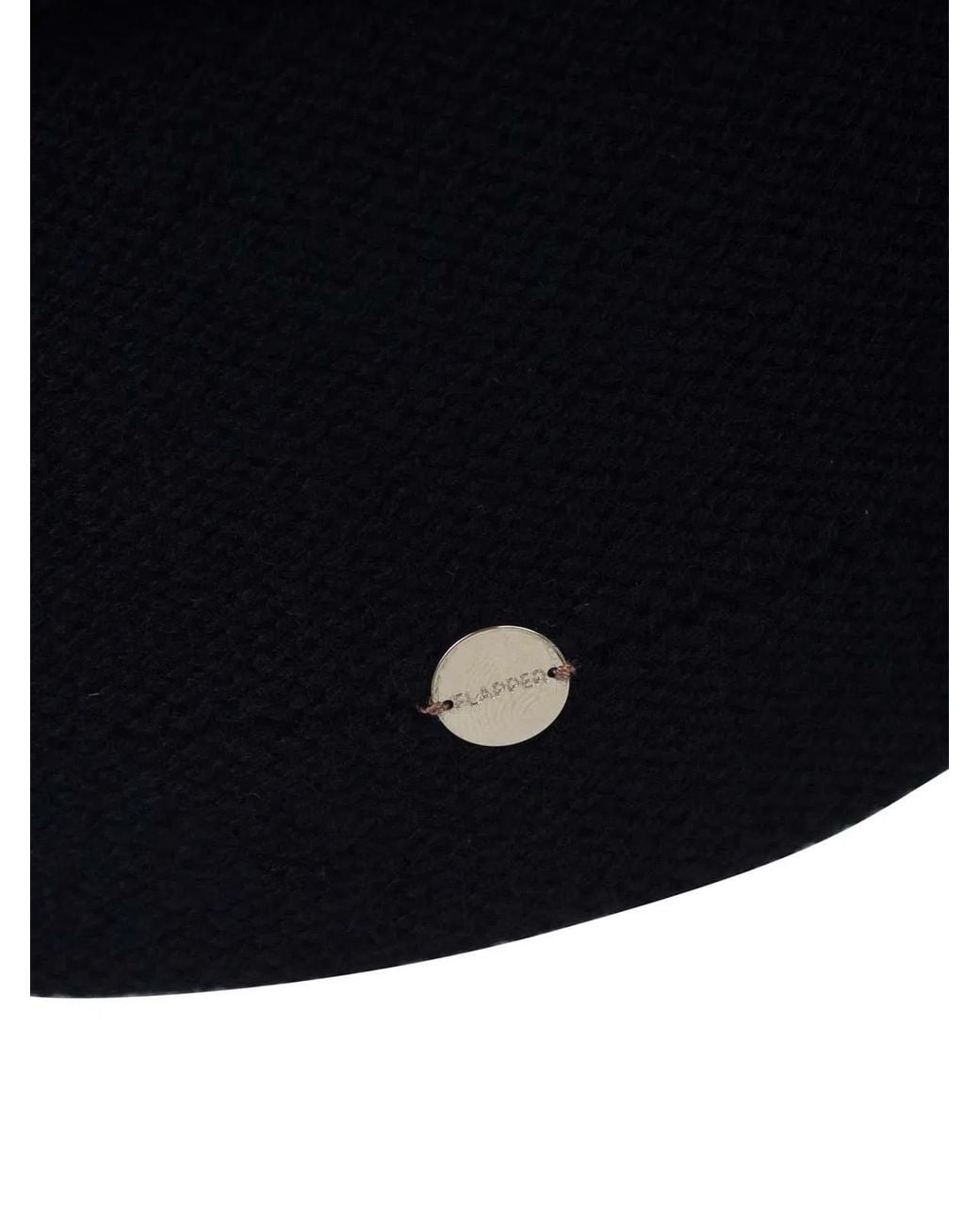 Flapper Black Atena Hat And Scarf