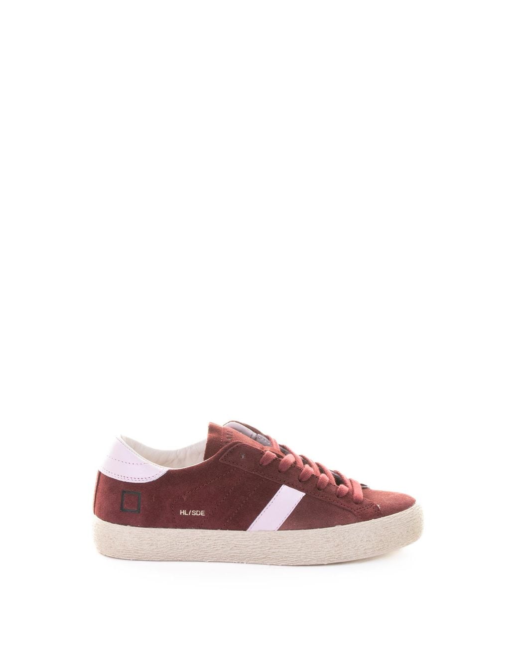 Date Purple Sneakers Suede Leather