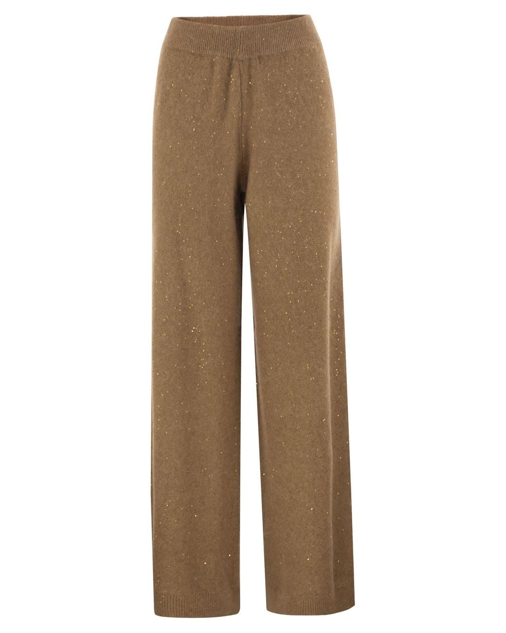 Fabiana Filippi Natural Knitted Trousers