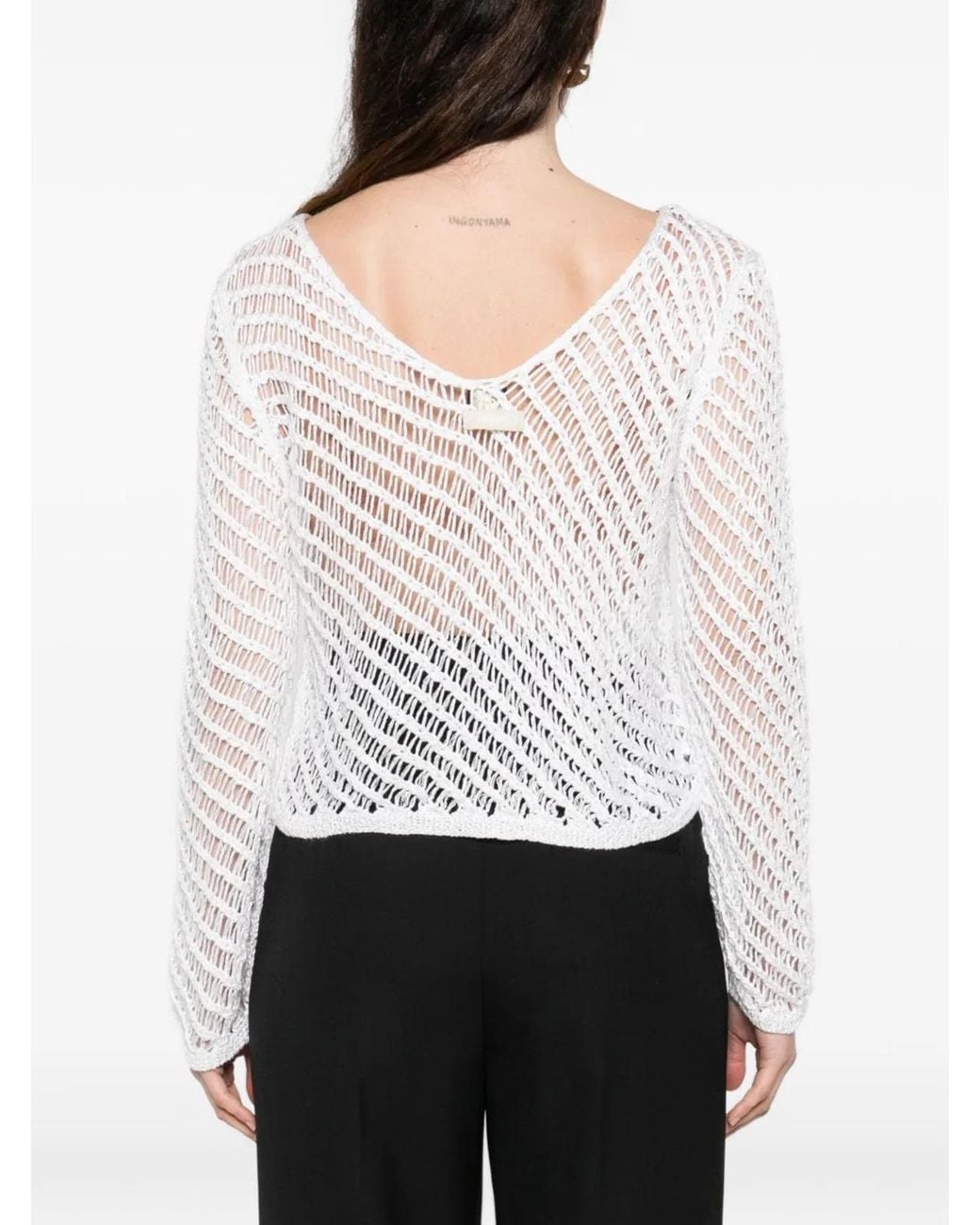 Pinko White Sweater
