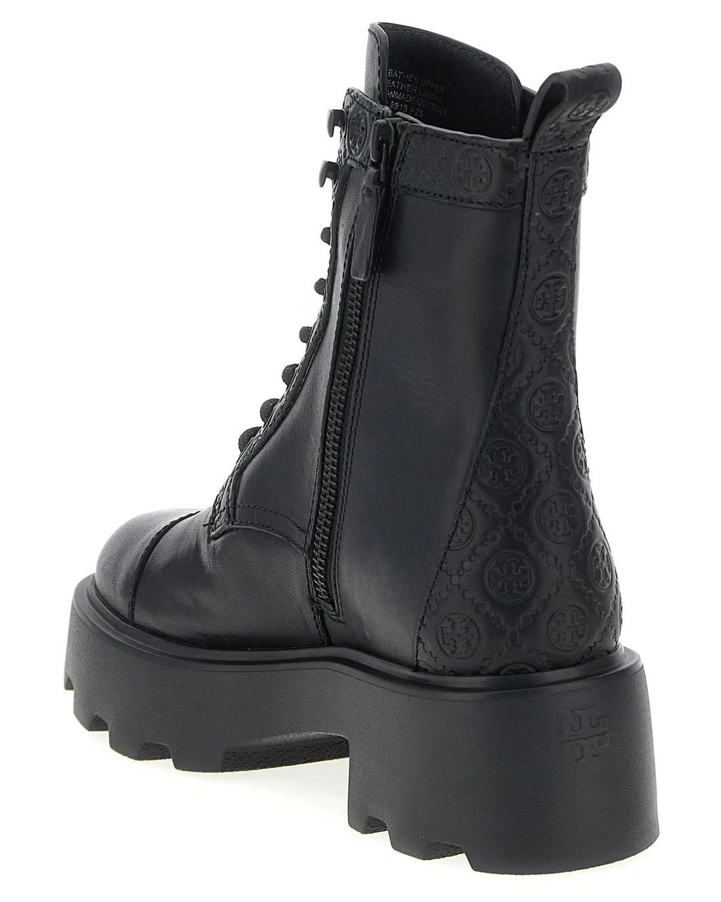 Tory Burch Black Combat Boot