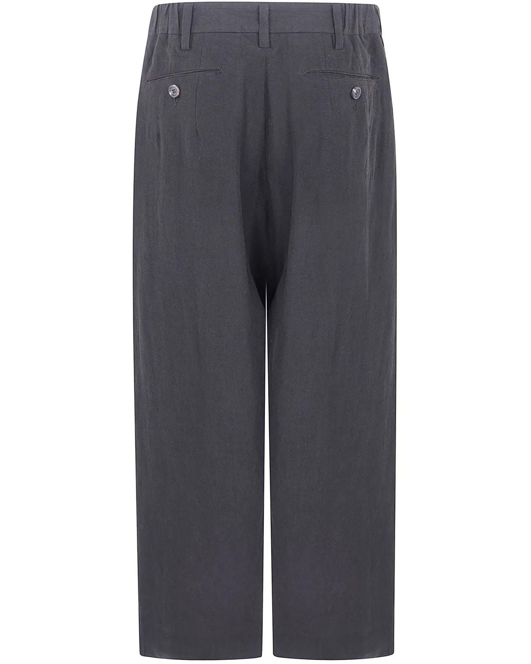 Ziggy Chen Blue Pleated Tapered Trouser for men