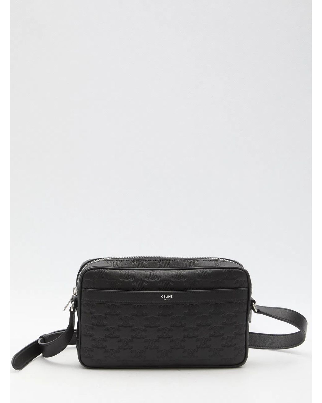 Céline Black Messenger Bag Made Of Calf Leather for men