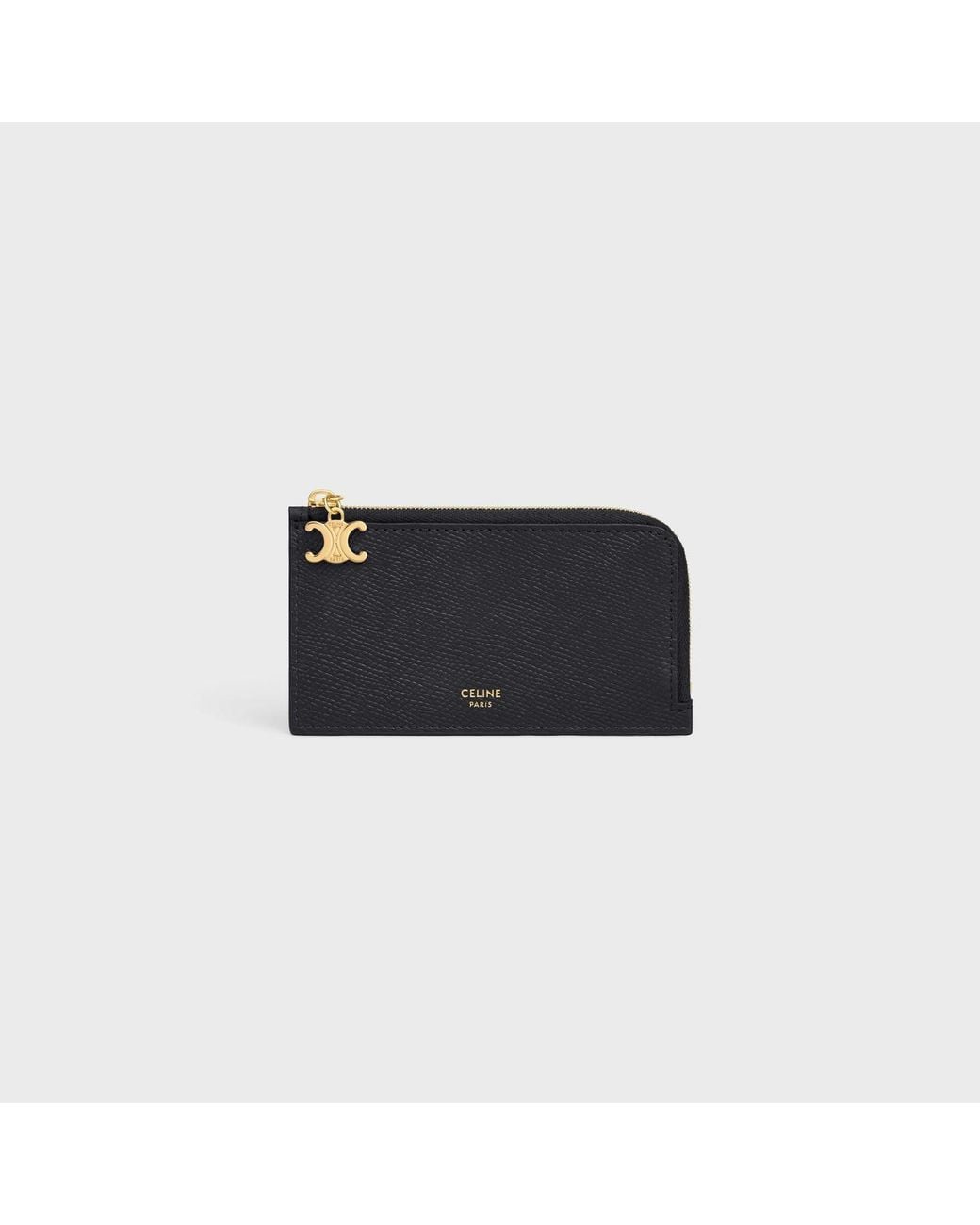 Céline Black Long Zipped Card Holder