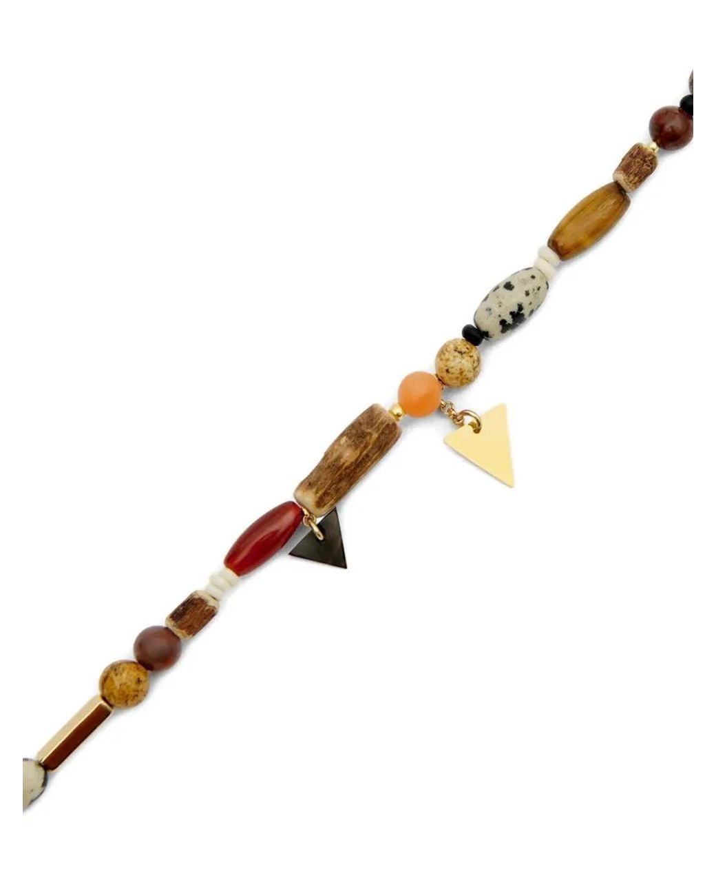 Isabel Marant Multicolor Yulian Beaded-Embellishment Bracelet for men