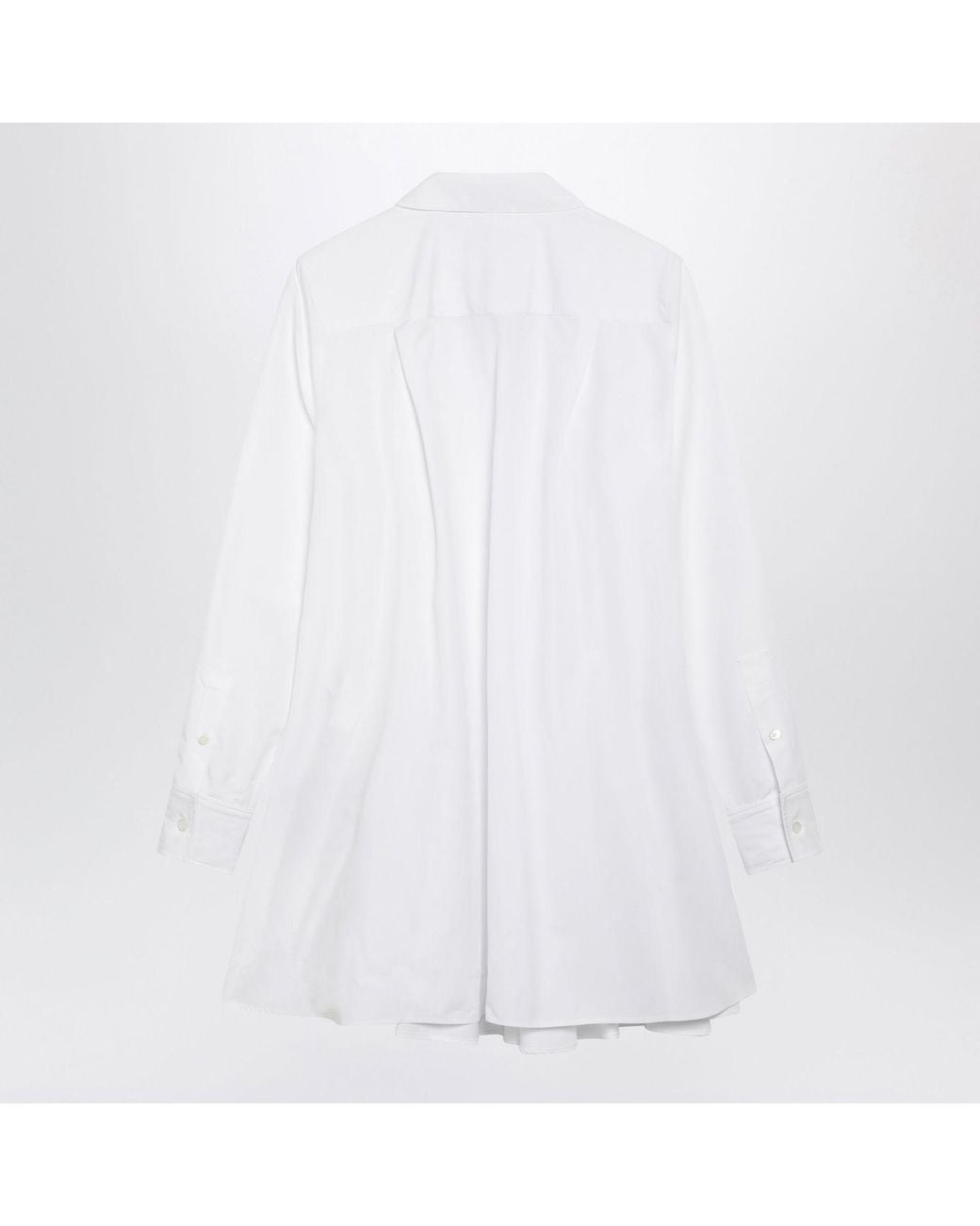Loewe White Short Cotton Dress