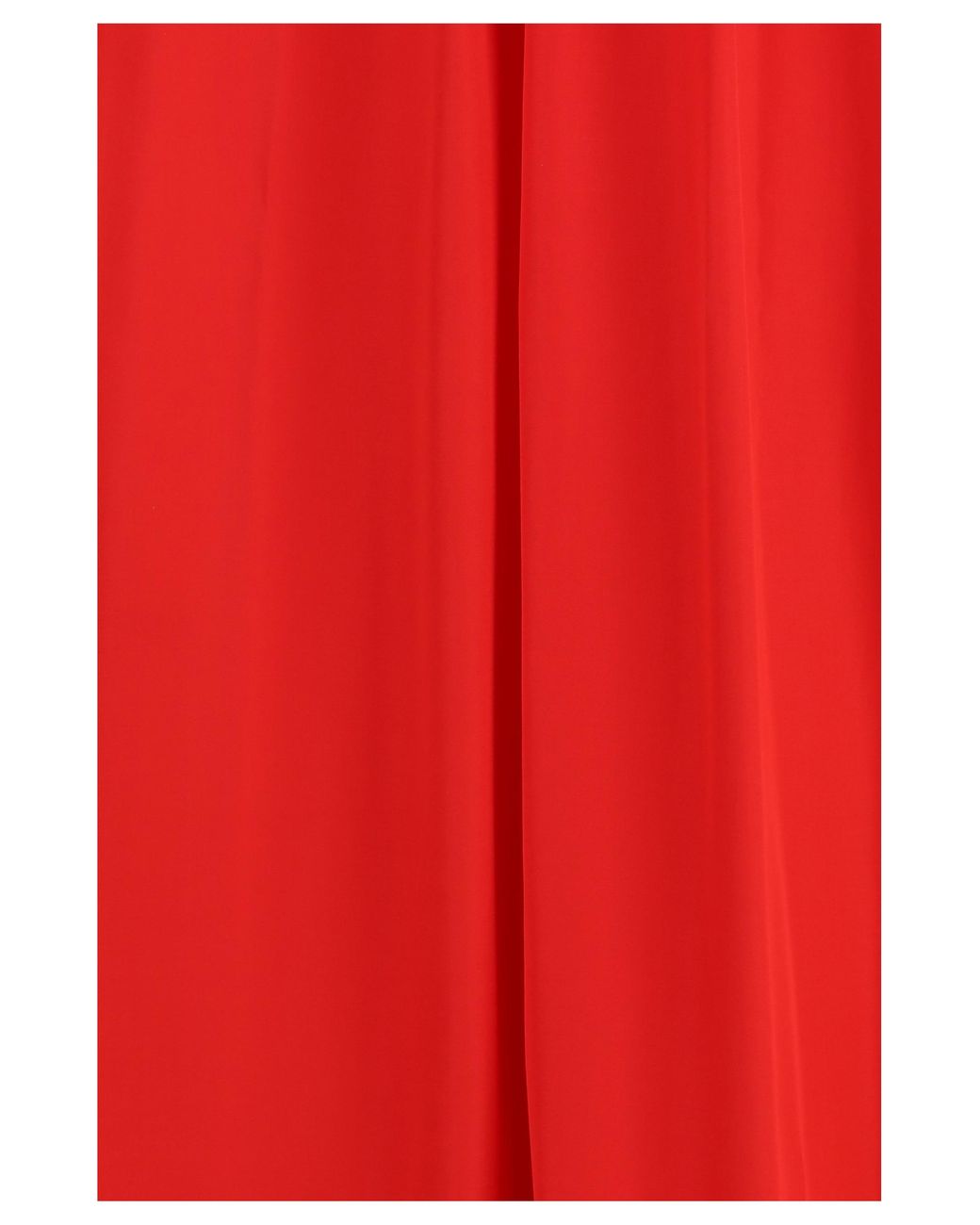 Sa Su Phi Red Belted Pleated Dress Polyester; Cotton Long