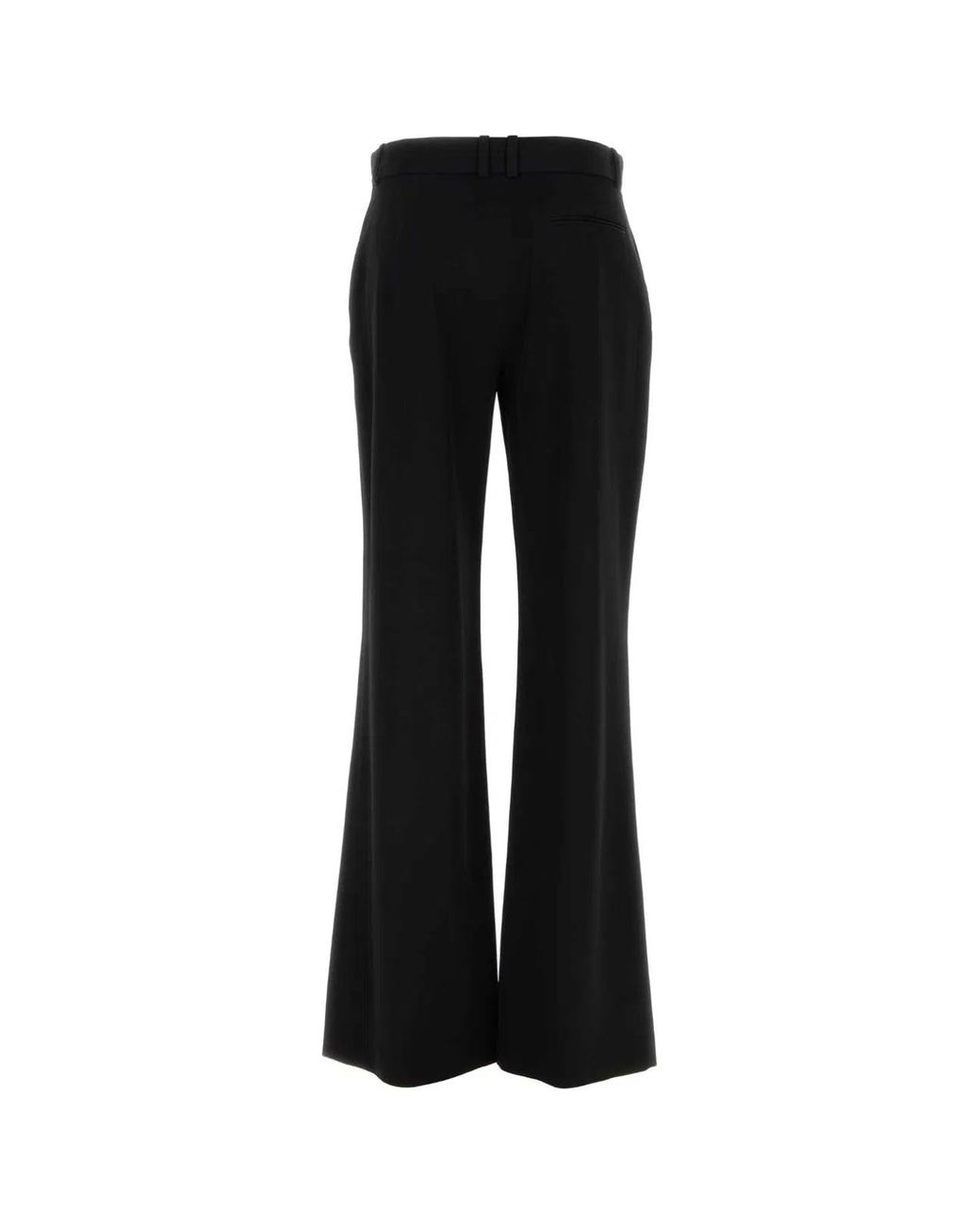 The Row Black Wool Coleman Pant