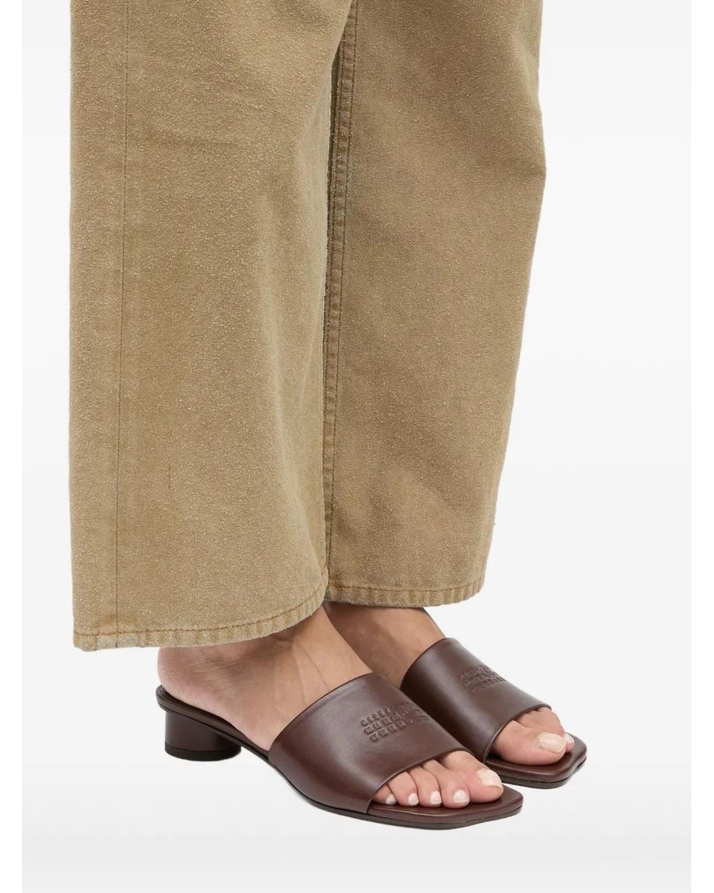 MM6 by Maison Margiela Brown Sandal