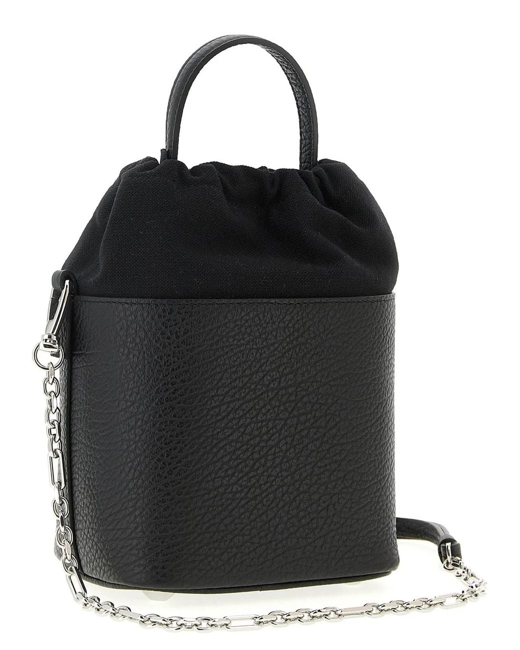 Maison Margiela Black '5Ac' Bucket Bag