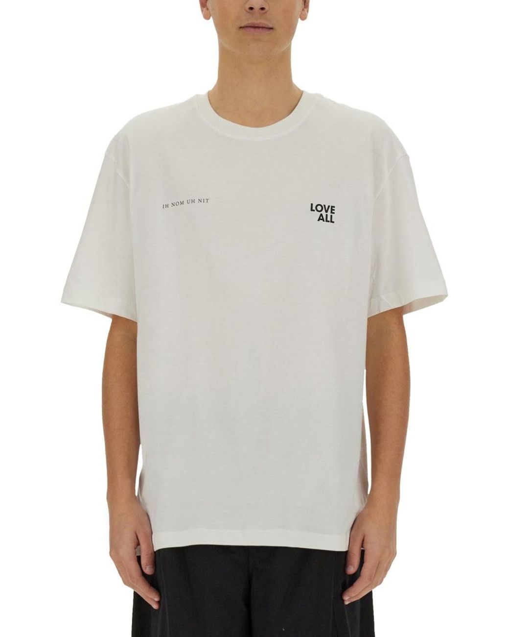 Tシャツ・カットソー IH NOM UH NIT JESUS LOVE ALL PRINT T-SHIRT (NUS25281 081) ih nom uh nit Jesus Love All Print Tshirt in Gray for Men | Lyst