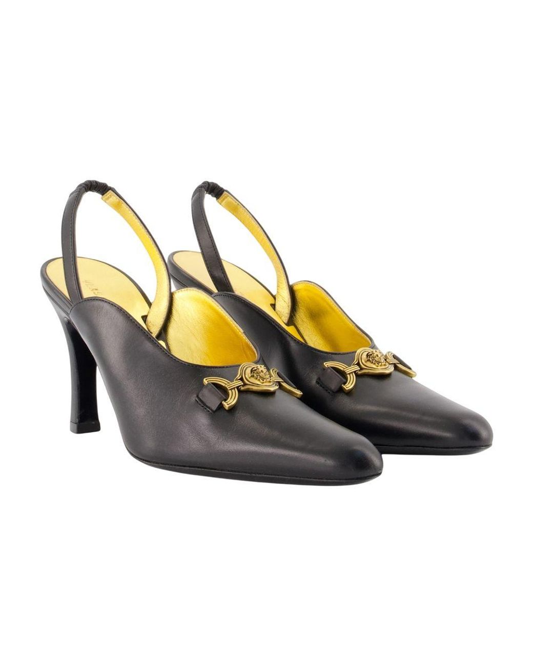 Versace Blue T.90 Pumps