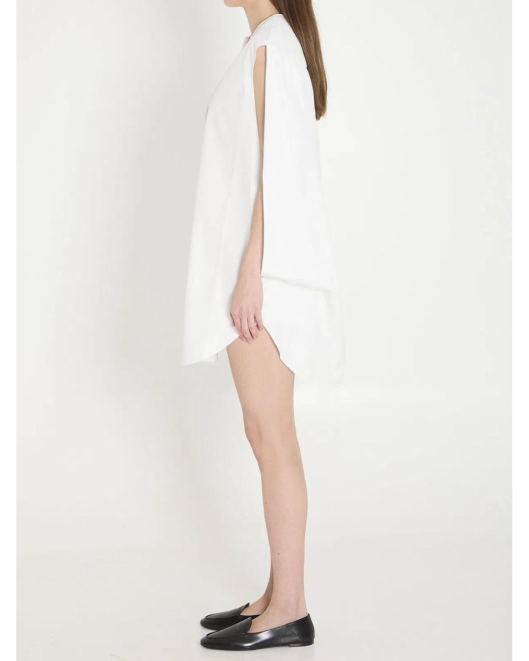 Jacquemus White Berlingot Midi Dress