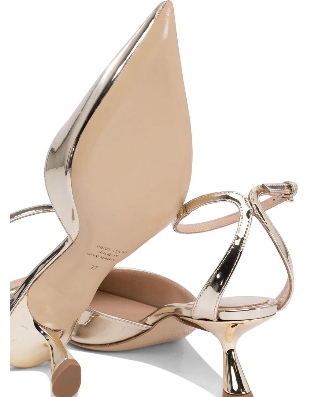 Ninalilou White Rubber Heeled Shoes