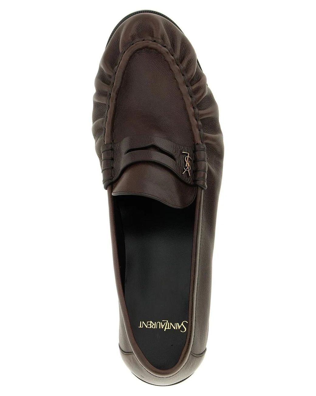 Saint Laurent Brown 'Le Loafer' Loafers for men