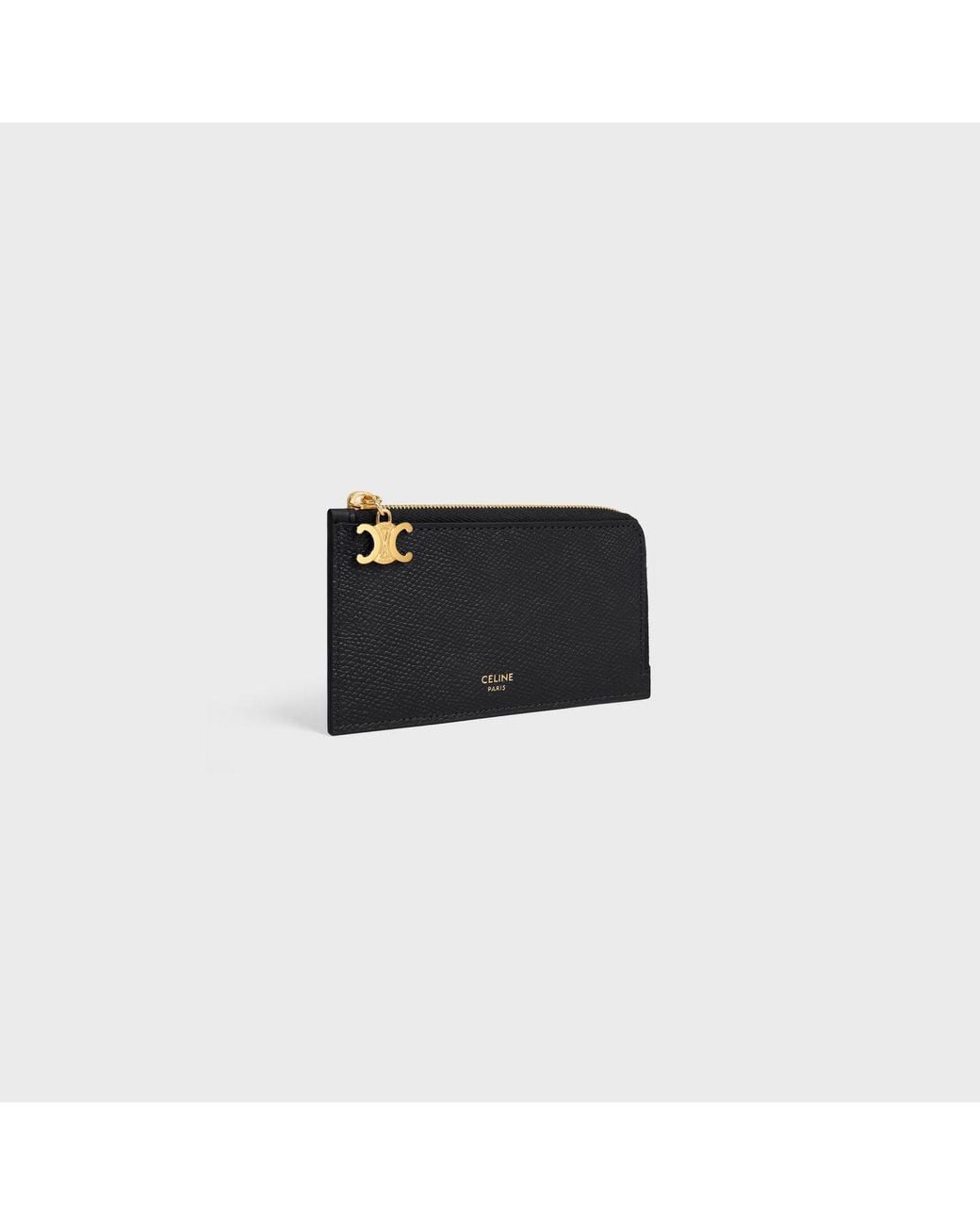 Céline Black Long Zipped Card Holder