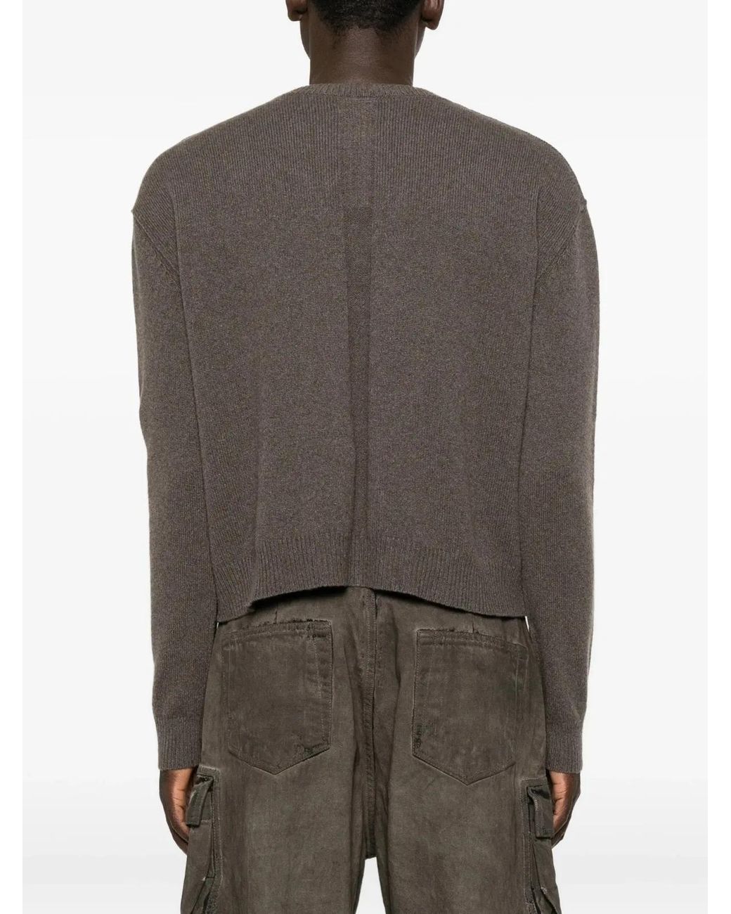 Rick Owens Brown Tommy V Neck for men