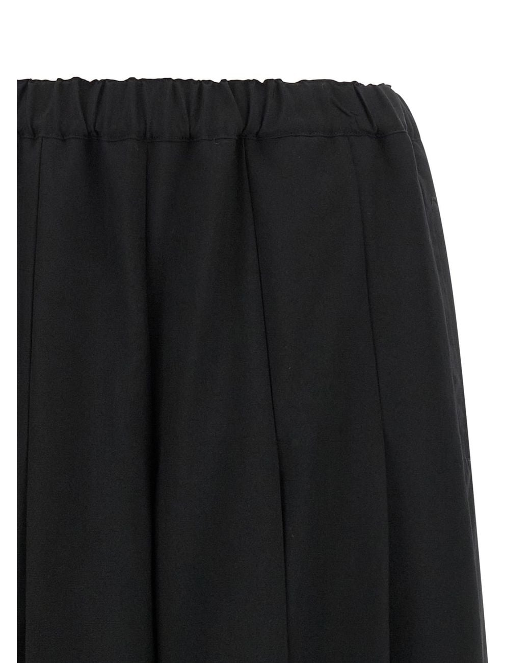 Comme des Garçons Black Pleated Trousers