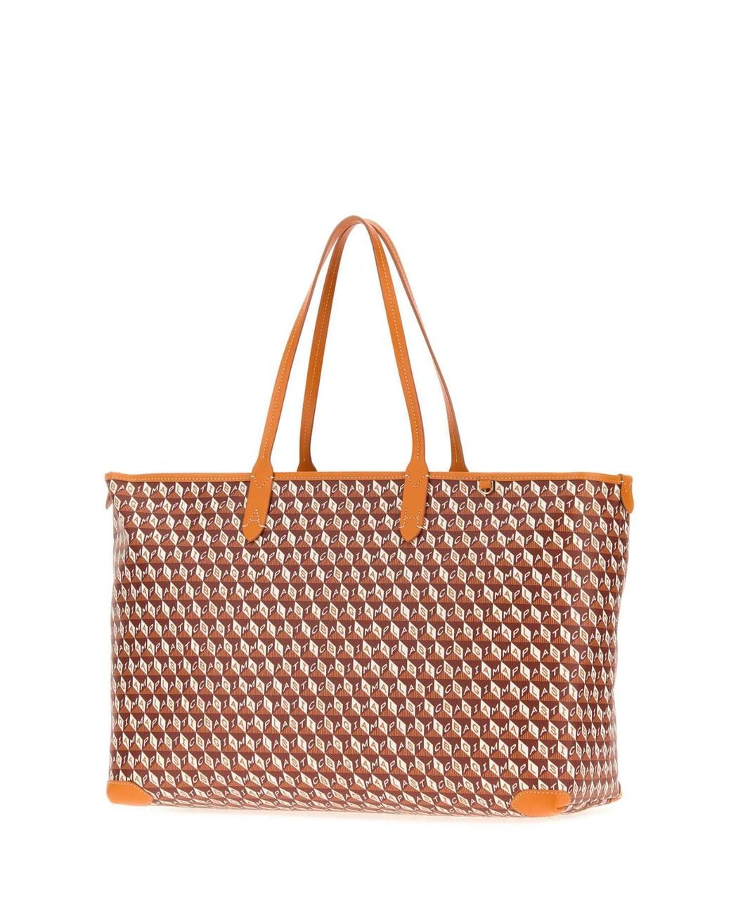Anya Hindmarch Red I Am A Plastic Bag Zipped Tote
