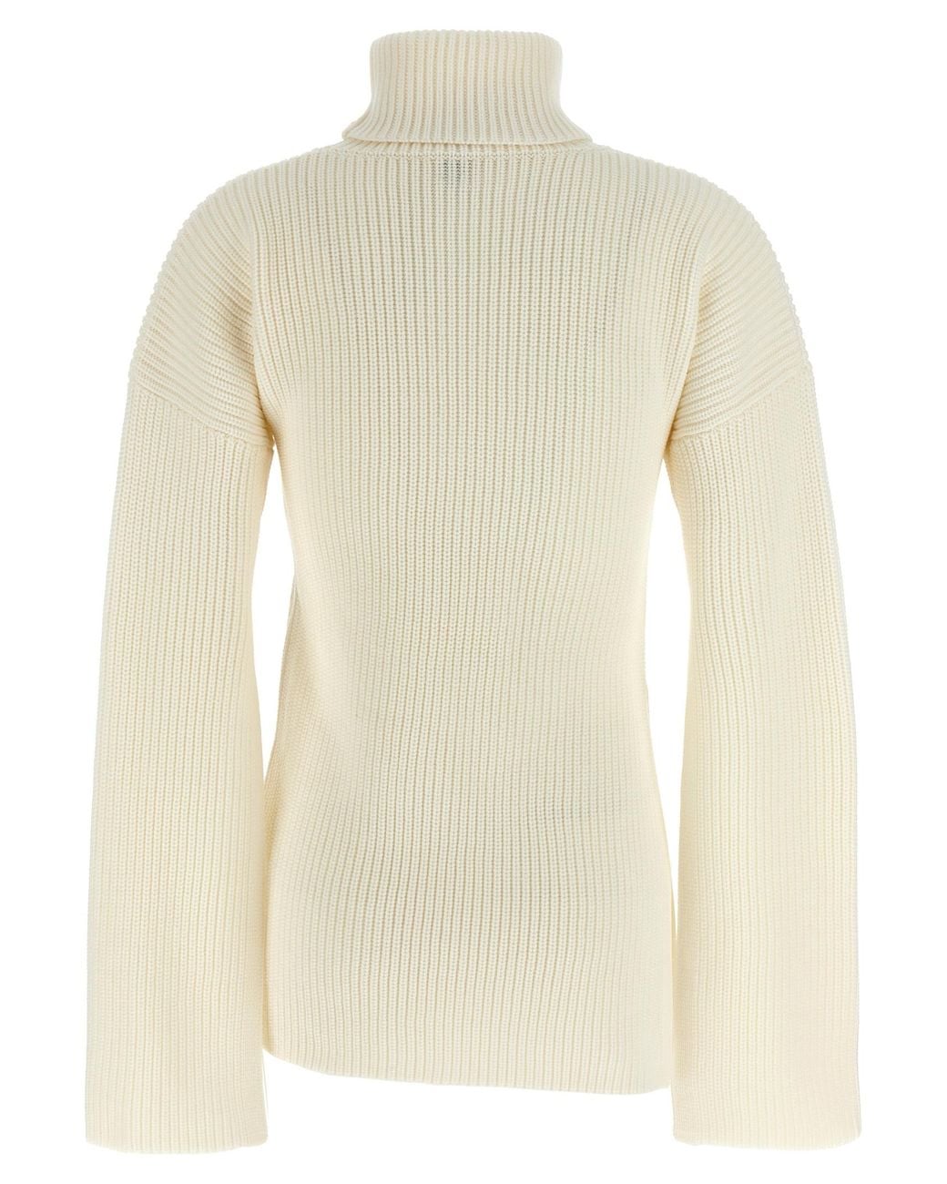 Totême White 'Slit Sleeve' Sweater