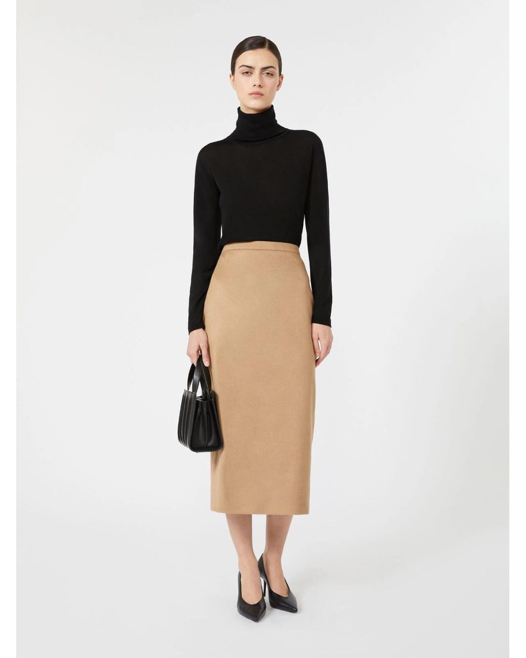 Max Mara Black Saluto Turtleneck