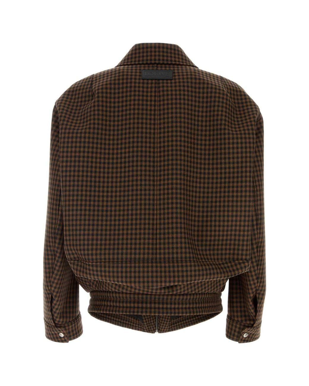 Loewe Brown Drawstring Jacket for men