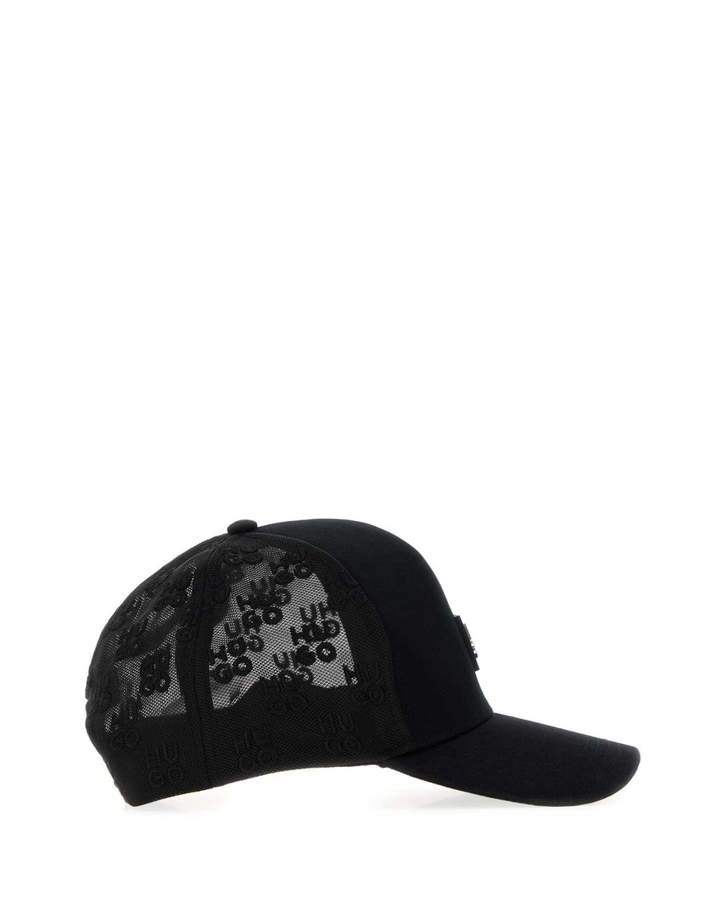 HUGO Black Marsael Trucker Hat for men