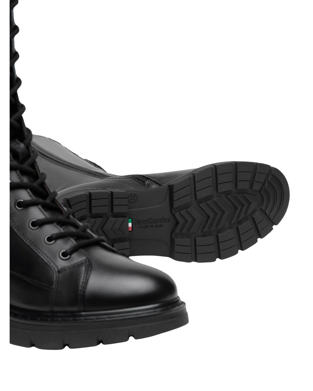 Nero Giardini Black Leather Boots