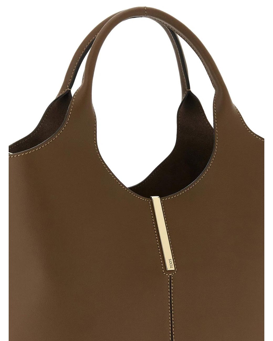 Tod's Brown 'Ebr' Small Handbag