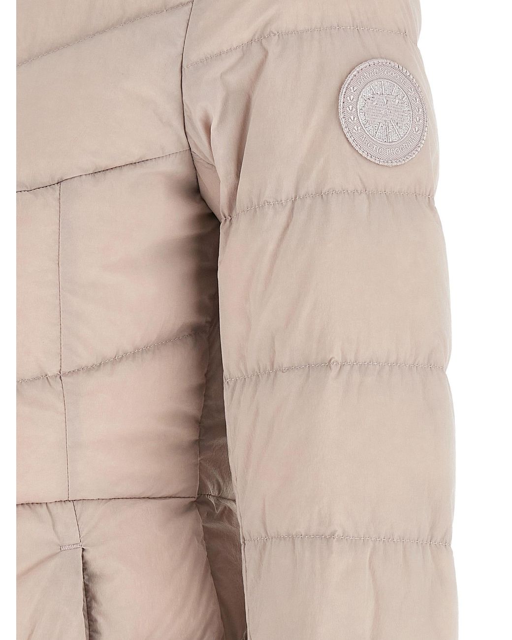 Canada Goose Natural Quilted 'Clair' Padded Down Jacket