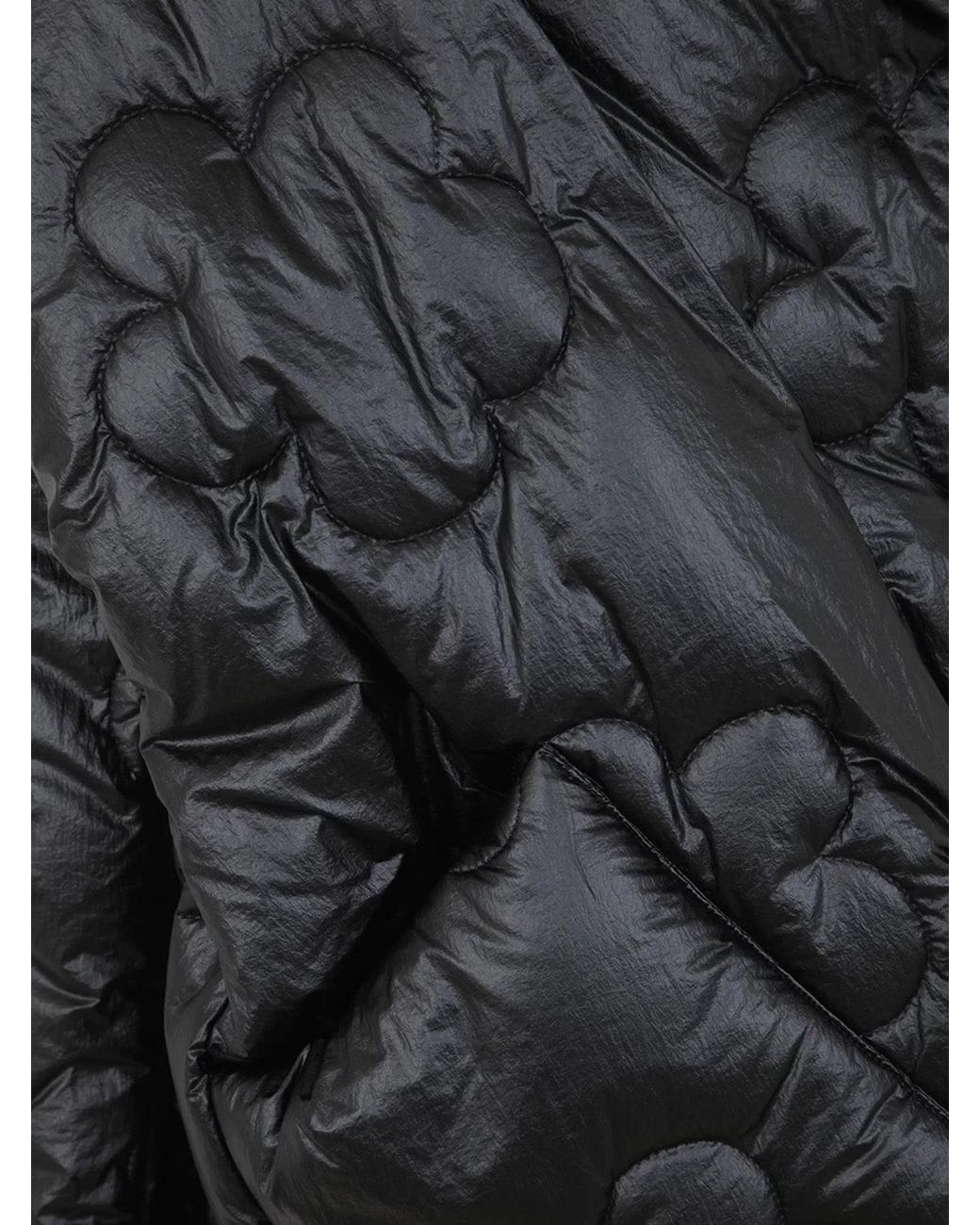 Maria Calderara Black Padded Wrap Choc Oversized Fluffy Hug