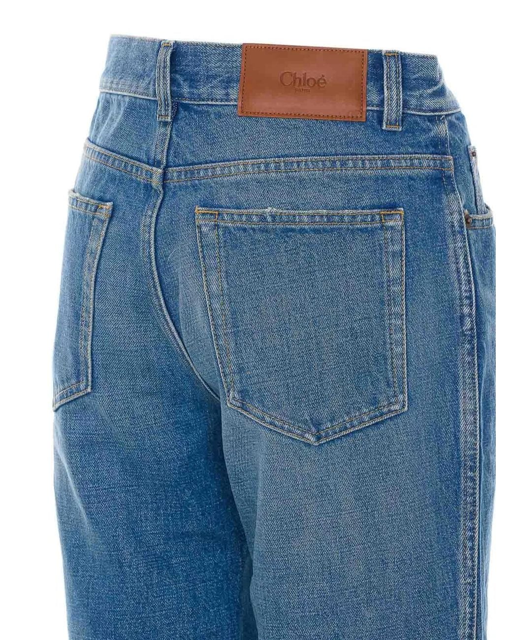 Chloé Blue Dusty Cobalt Denim Jeans
