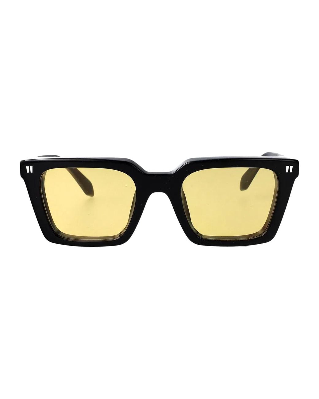 Off-White c/o Virgil Abloh White Shiny Acetate Sunglasses