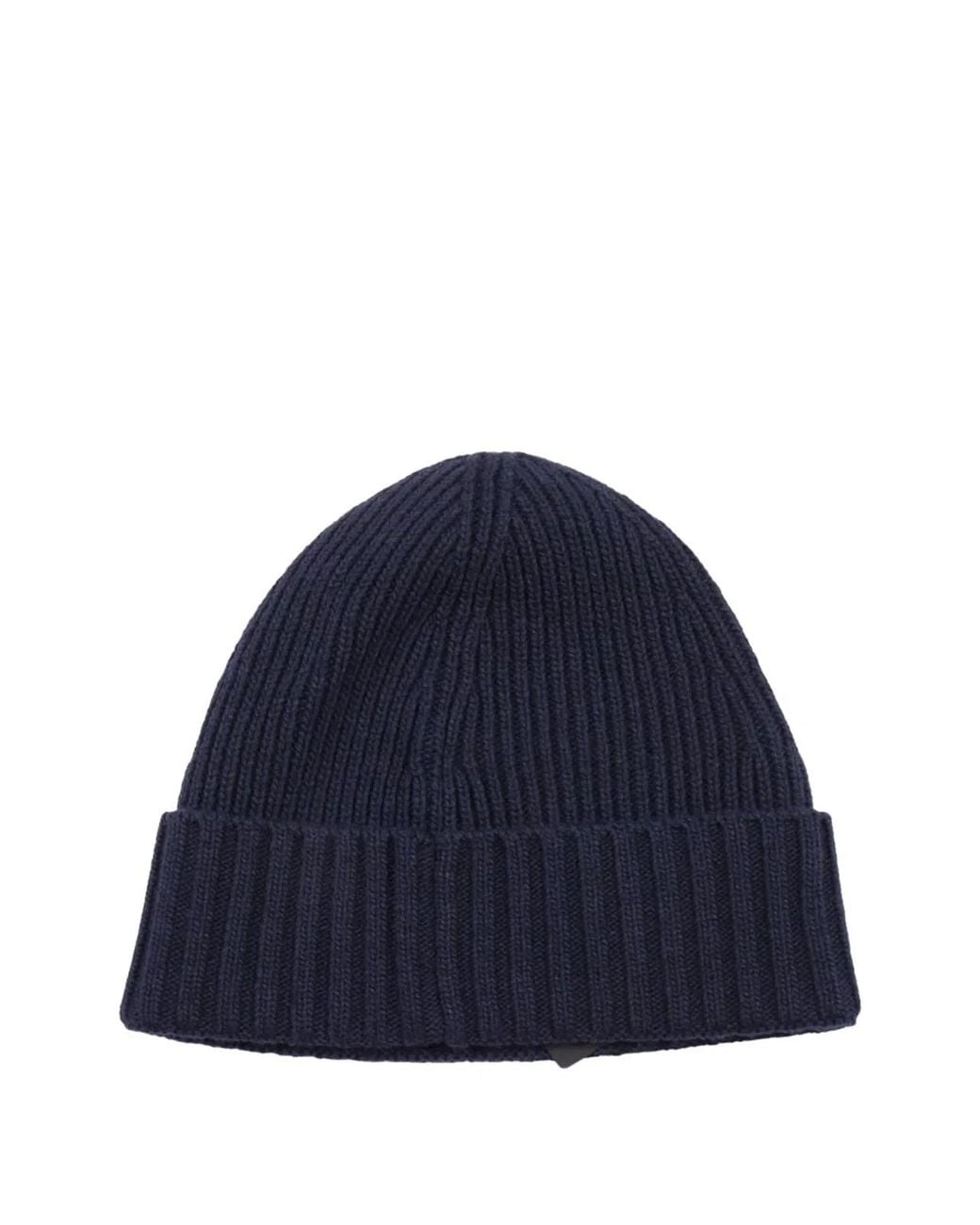 Stone Island Blue Beanie Hat