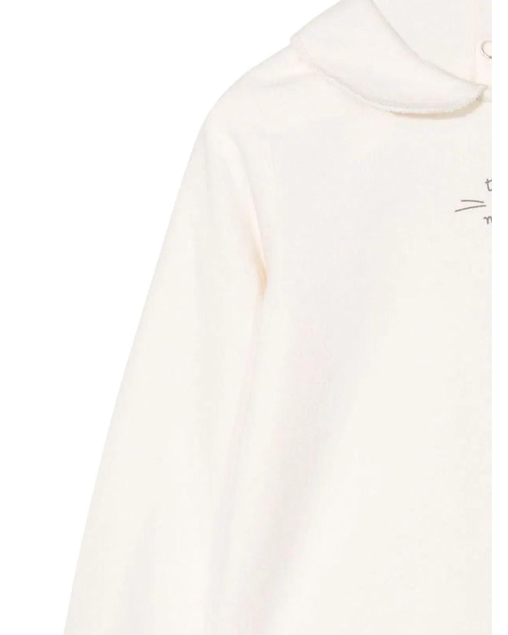 Teddy & Minou White Teddy & Minou Bodysuit M/L Small Logo