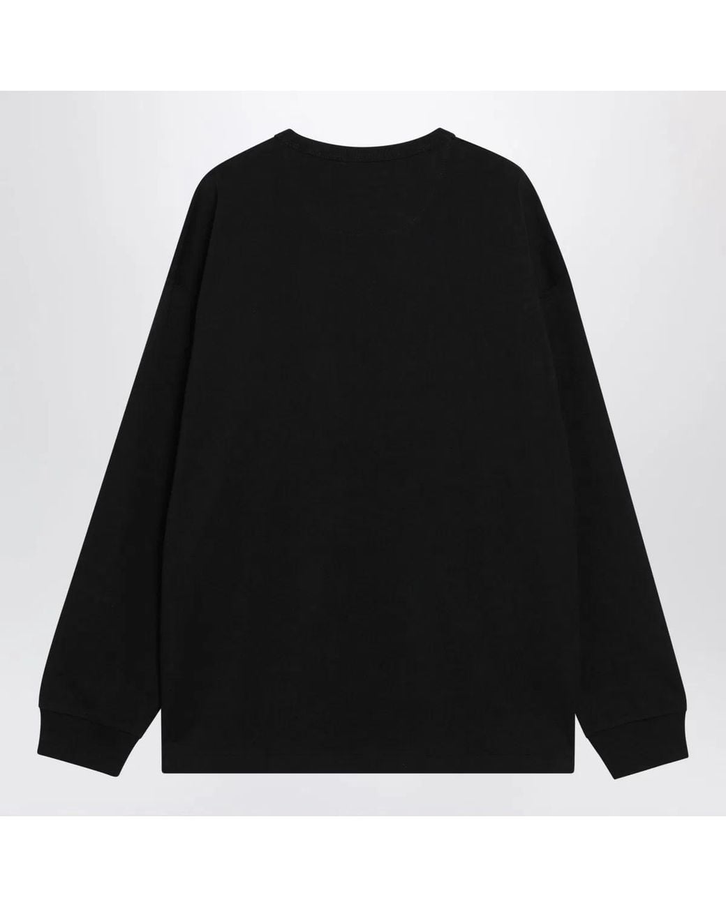 Polo Ralph Lauren Black Cotton Relaxed-Fit Crewneck Sweatshirt for men