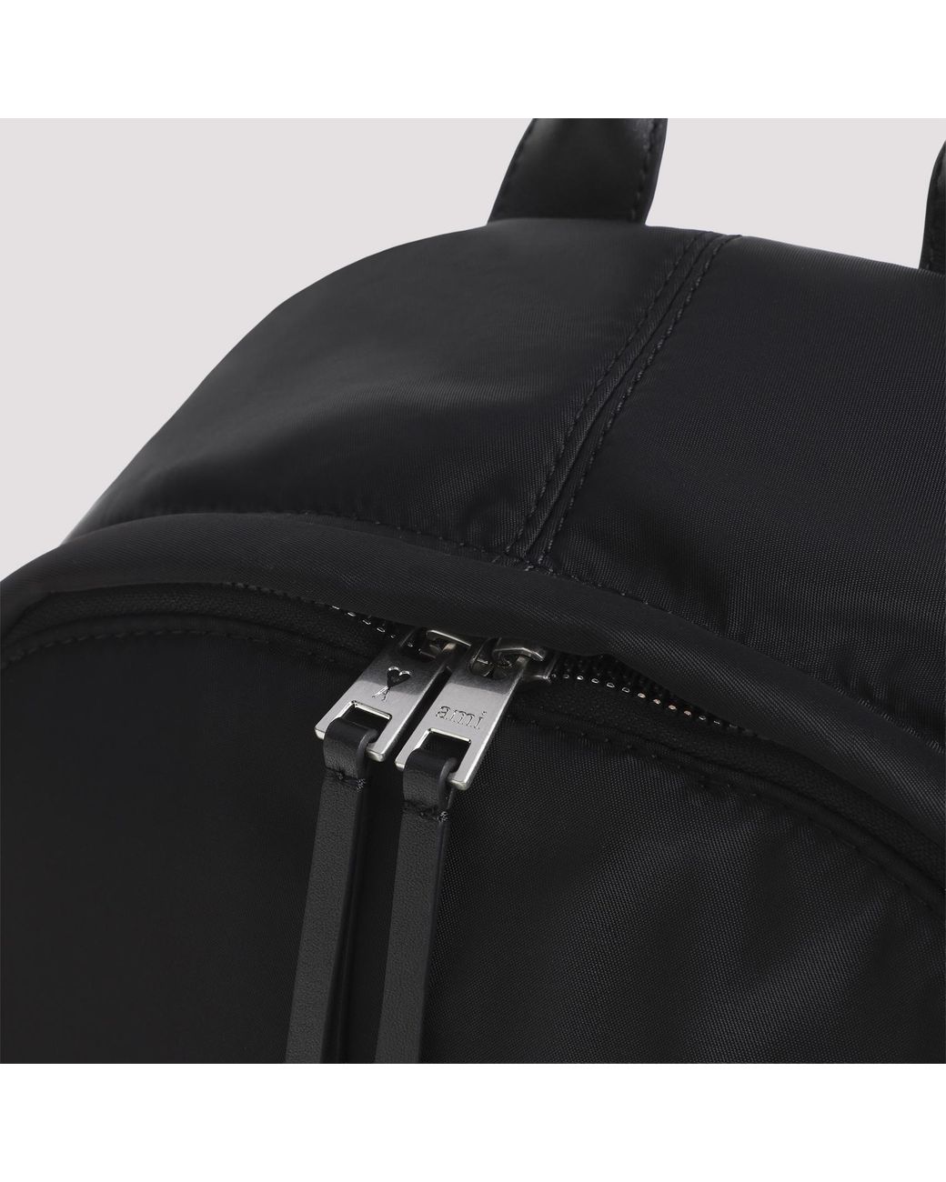 AMI Black Marcel Backpack for men