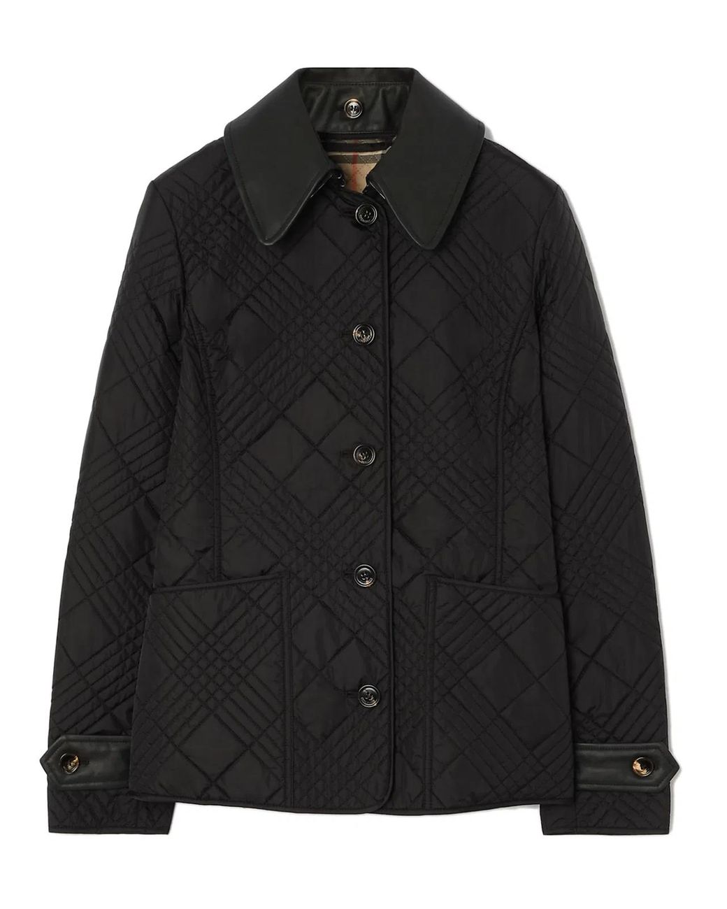Burberry Black Fernleigh Quilted Nylon Jacket