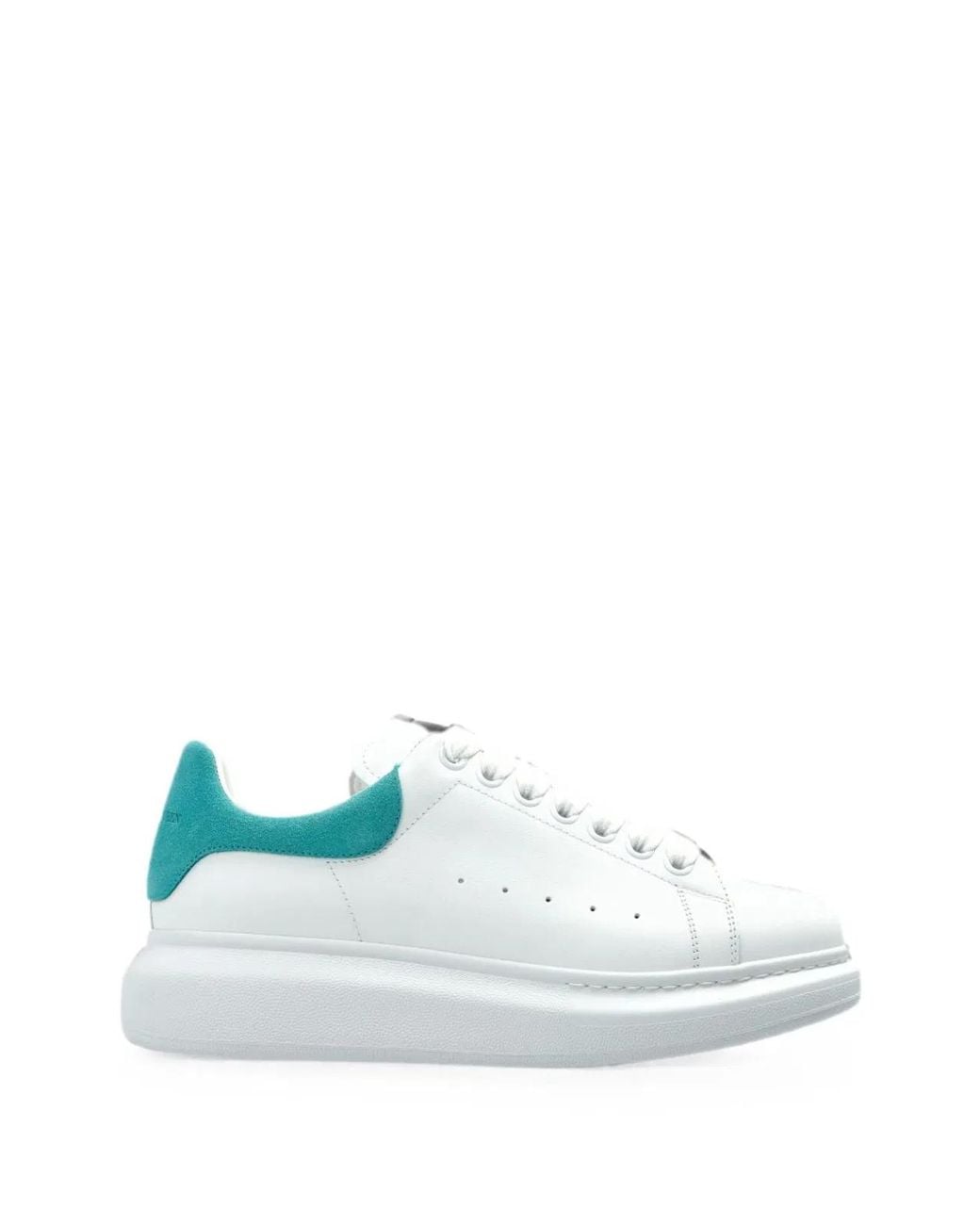 McQueen Blue Calfskin Sneakers