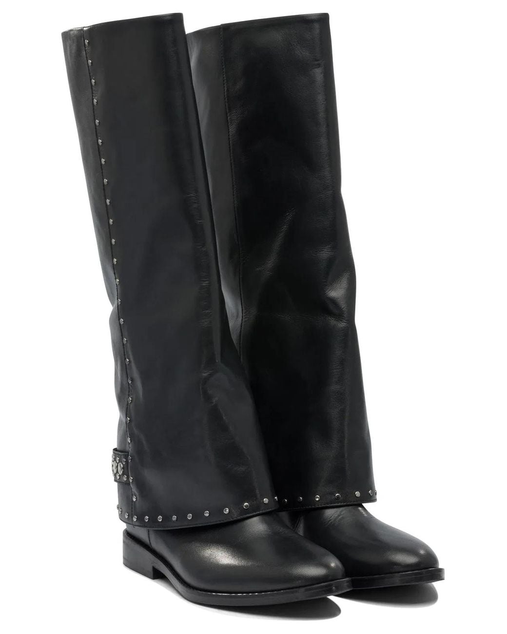 Strategia Black Rubber Boots