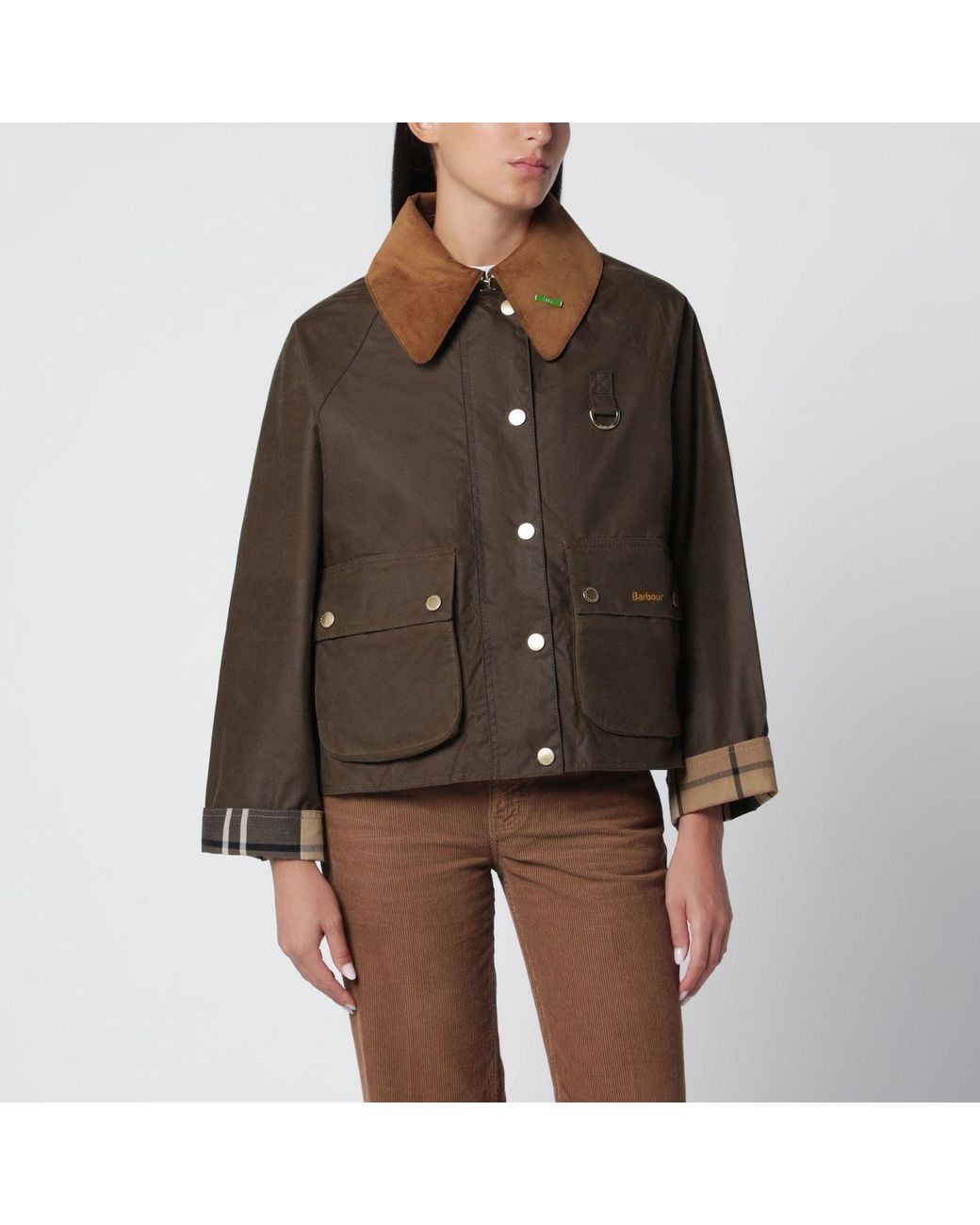 Barbour Brown Hazelnut Waxed Cotton Jacket