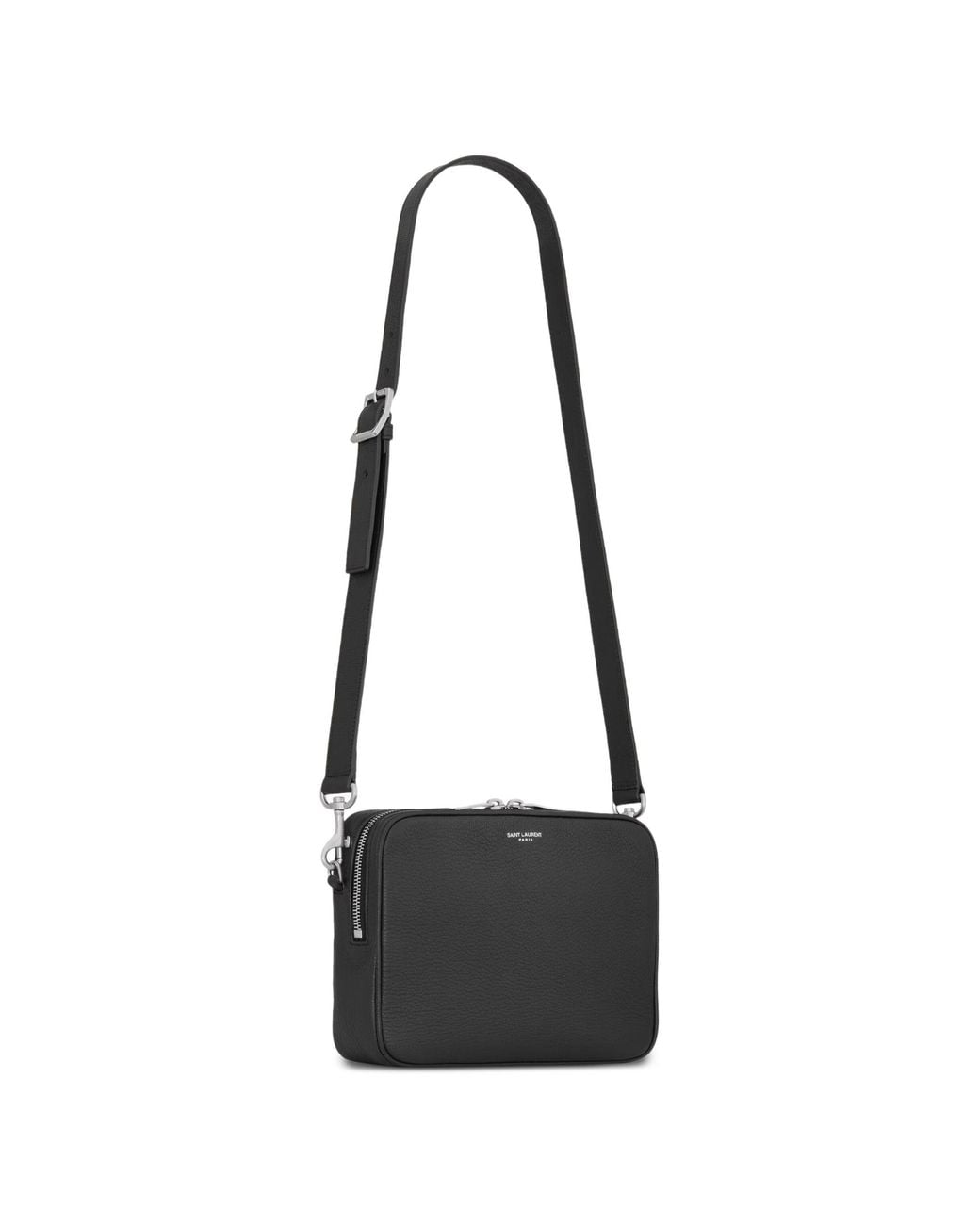 Saint Laurent White Ysl Bv Slp Camera S for men