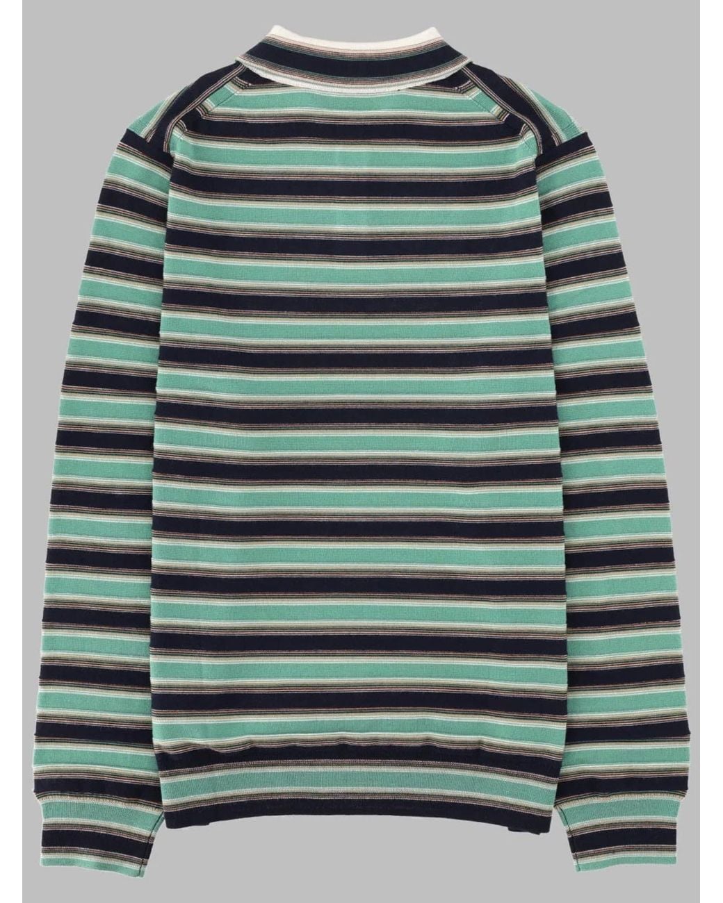 Paul Smith Green Polo Shirt Merino Wool for men