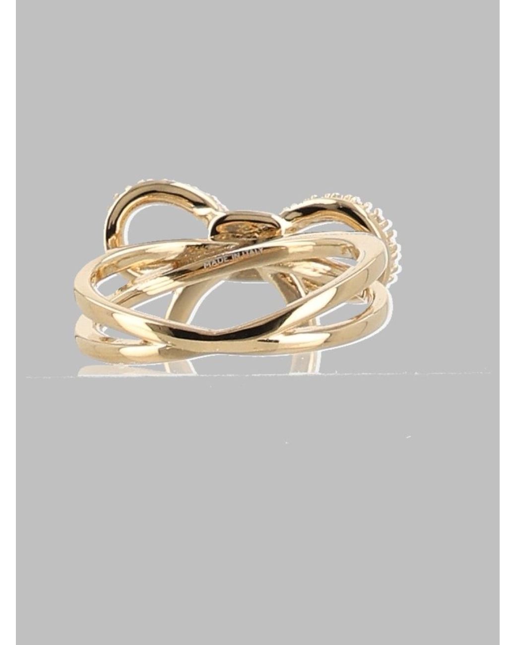 Ferragamo Gray Elegant Statement Ring