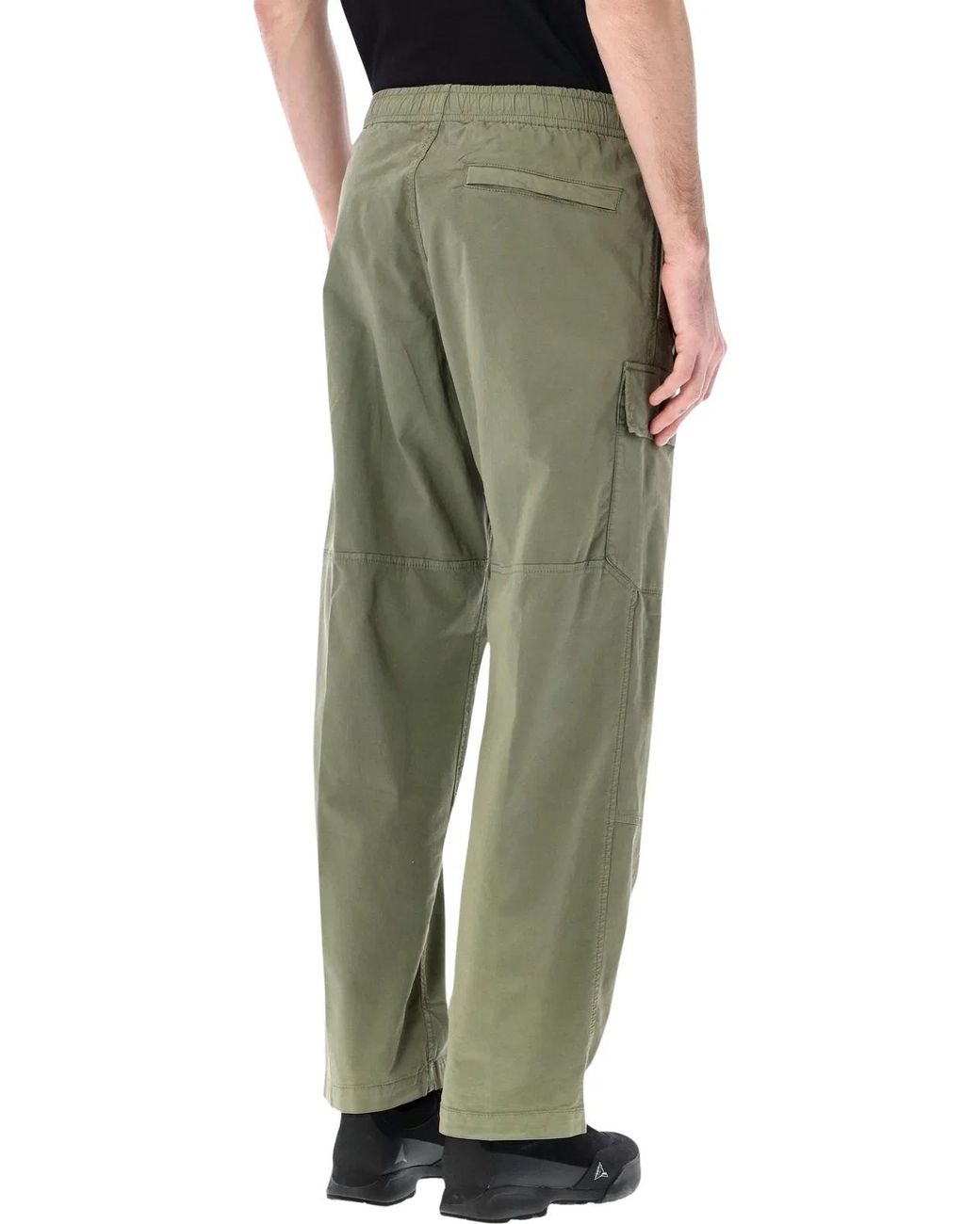 Stone Island Green Cargo Jogging Pants for men