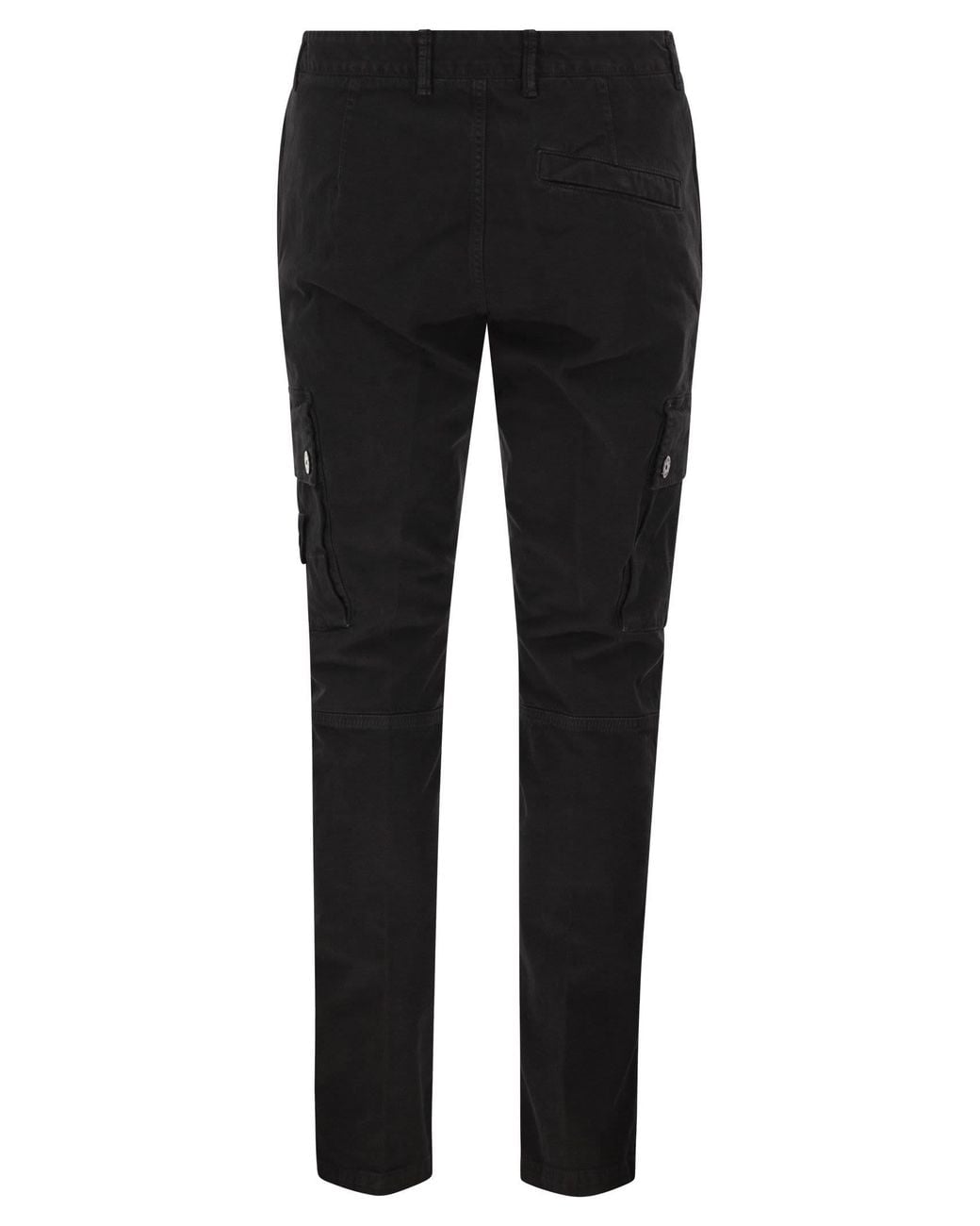 Stone Island Black Slim-Fit Cargo Trousers for men