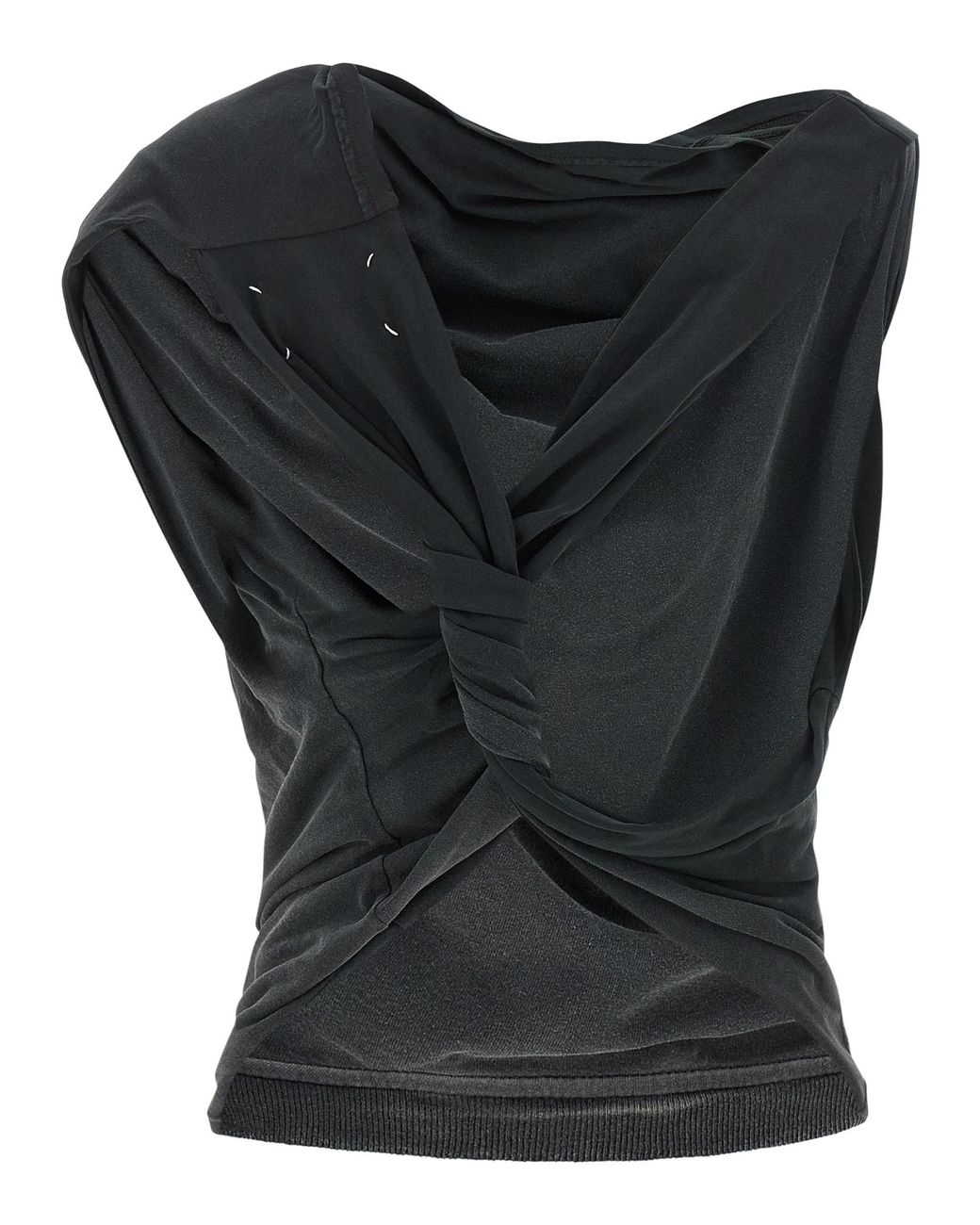Maison Margiela Black Upside Down Top