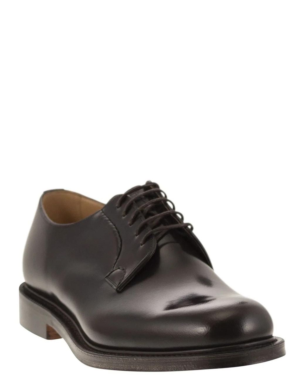 Church's Brown Shannon Polished Binder Derby for men