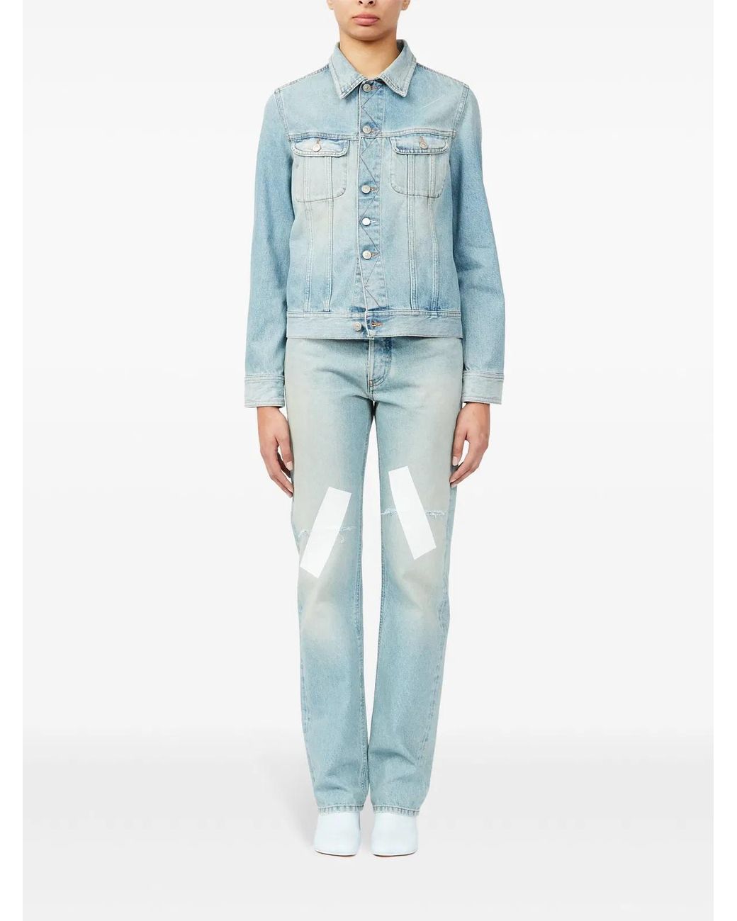 MM6 by Maison Margiela Blue Sportsjacket