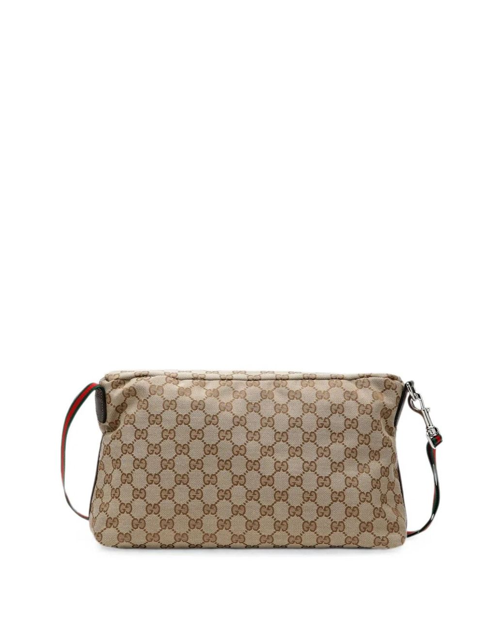 Gucci Gray Shoulder Bag With Monogram
